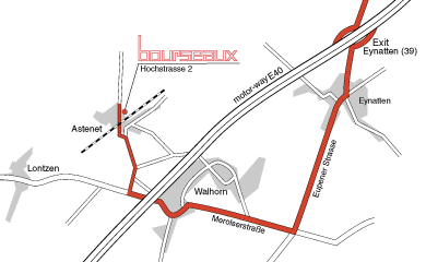 Anfahrt Belgien